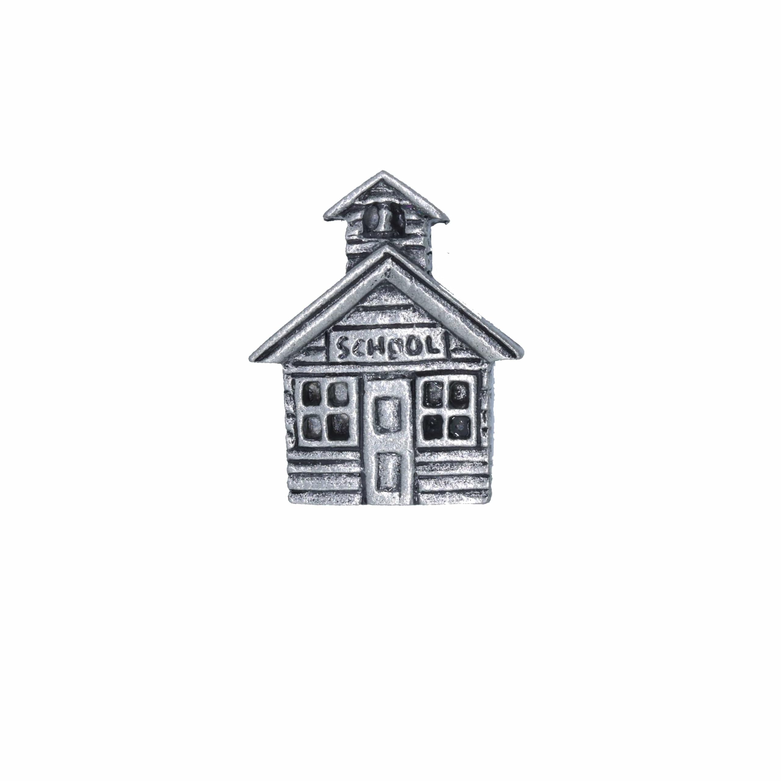 Jim Clift Design Vintage School House Lapel Pin - Classic Collectible for Teachers, Students & Alumni - Perfect for Jackets, Backpacks & Gifts