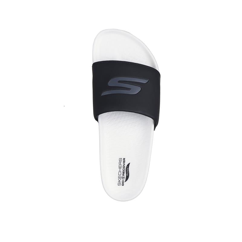 **ARCH FIT HYPER SLIDE Comfortable Slippers for Men & Women - 140470/BKW - Perfect for Indoor, Outdoor, and Travel Use**
