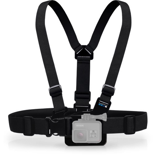 GoPro Chest Mount Harness - Adjustable Strap for Action Camera - Perfect for Skiing, Hiking, Cycling & Outdoor Adventures