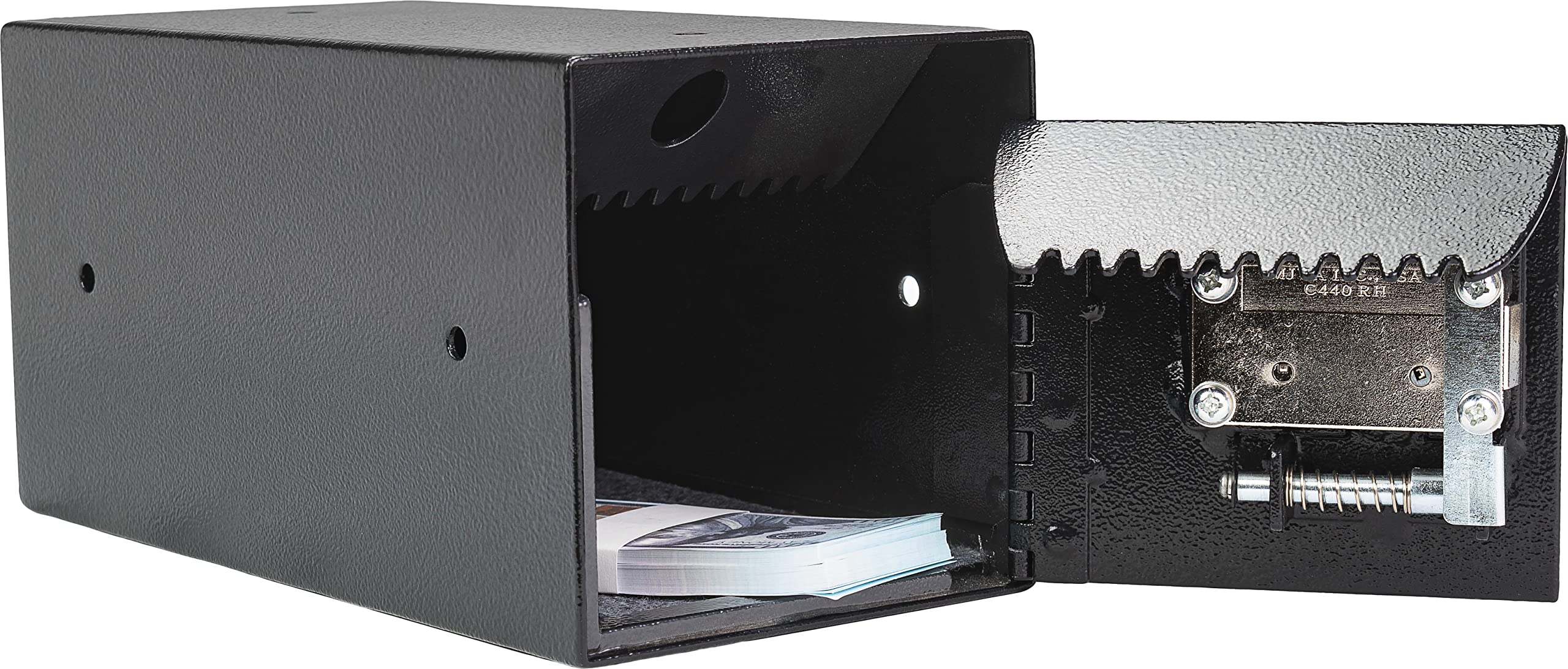 Barska Key Lock Depository Drop Safe - Secure Cash Box for Money, Receipts, Keys & Valuables - Ideal for Home, Office & Retail Security