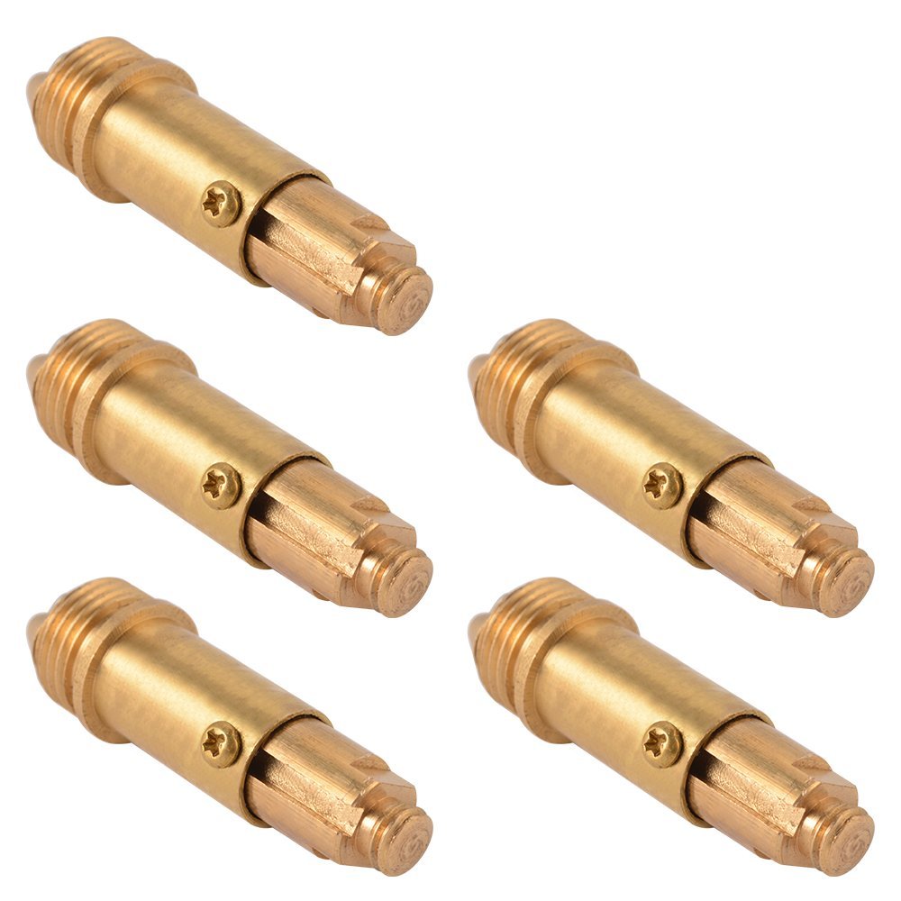 5-Pack Easy Install Clicker Pop-Up Drain Stopper Replacement for Sink, Bath & Basin - Durable Waste Plug Bolt with Click-Clack Mechanism (Perfect for Kitchen, Bathroom & Utility Sink Drain Maintenance)