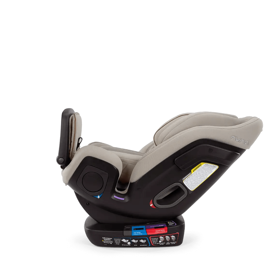 Nuna Exec Convertible Car Seat for Toddlers & Kids - Safe & Comfortable 3-in-1 Design for Rear, Forward & Booster Facing - Perfect for Family Travel & Daily Commutes