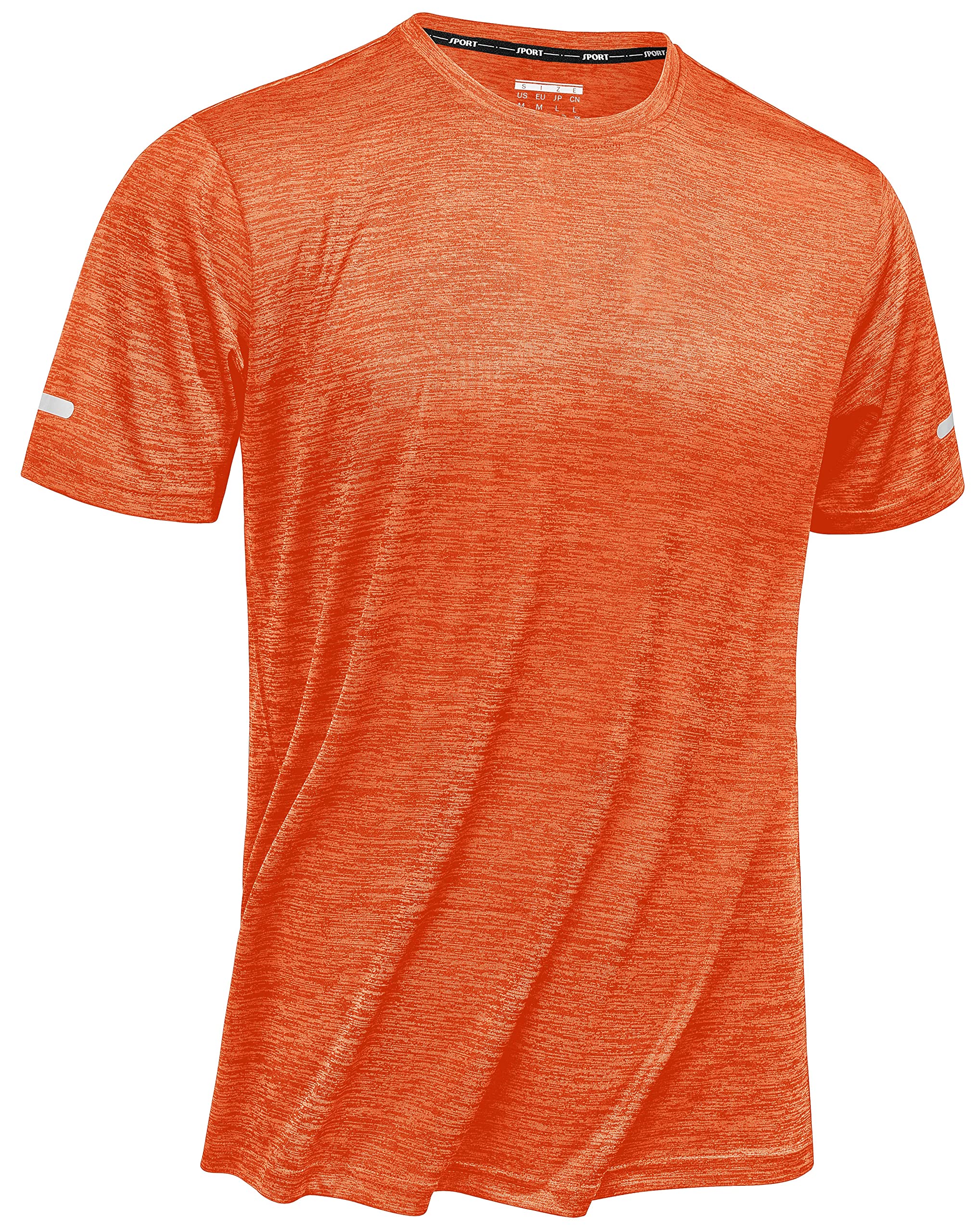 TACVASEN Men's Workout Shirts - Short Sleeve Athletic Dry Fit T-Shirts for Running, Gym & Training - Breathable Moisture Wicking Crewneck Tee - Perfect for Workouts, Jogging & Outdoor Activities