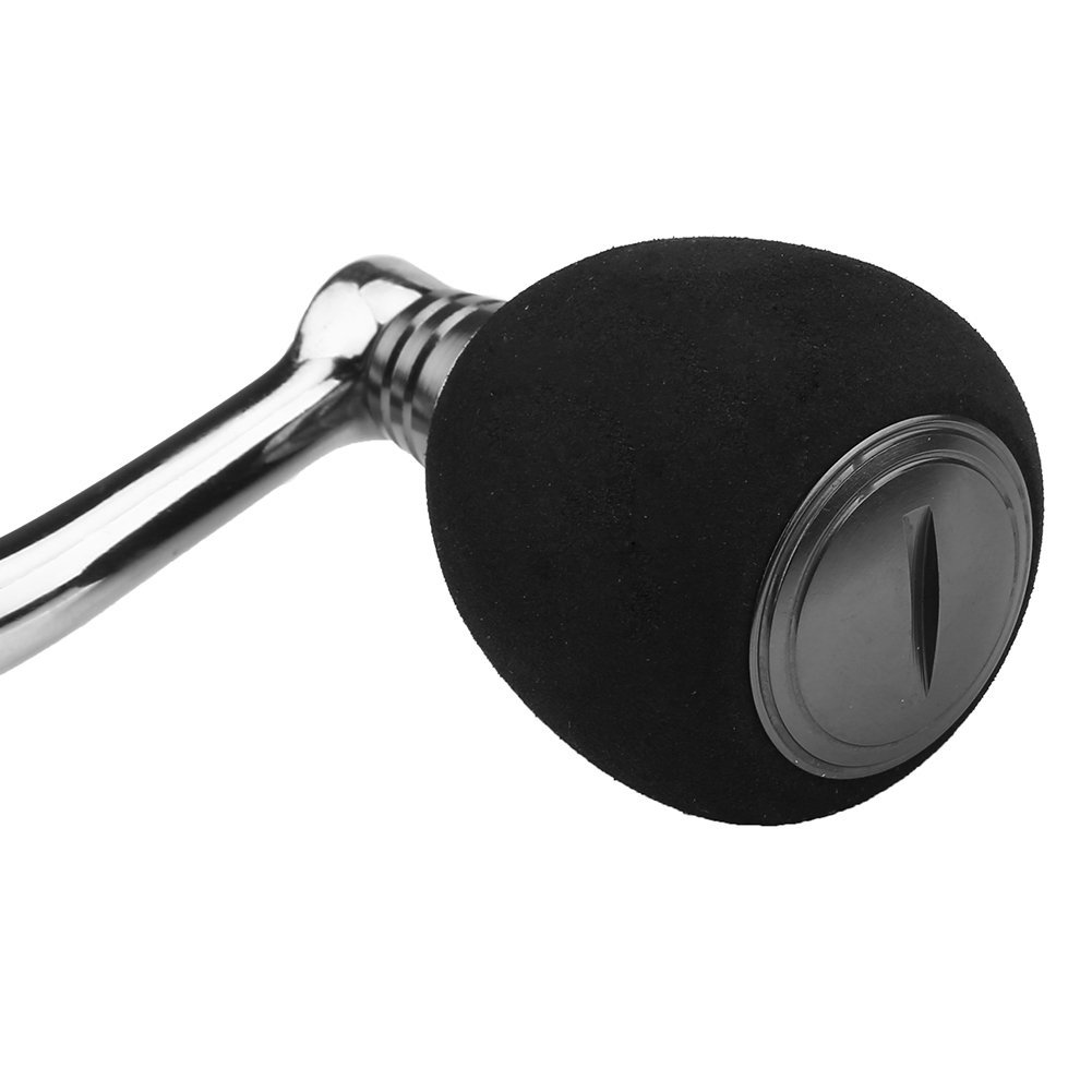 Metal Spinning Fishing Reel Handle Grip - Durable Reel Replacement Power Handle with Rotary Knob for Enhanced Fishing Control, Ideal for Saltwater and Freshwater Angling