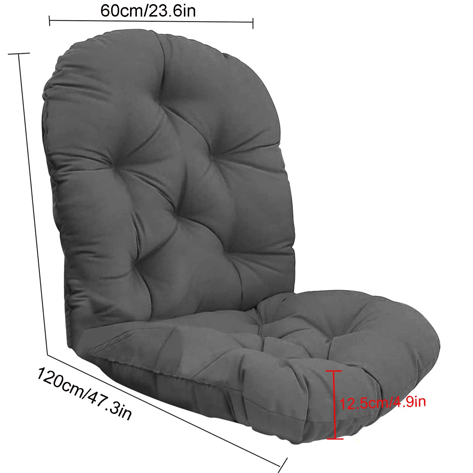 ZTGL Waterproof Outdoor Seat Cushion - 47.3