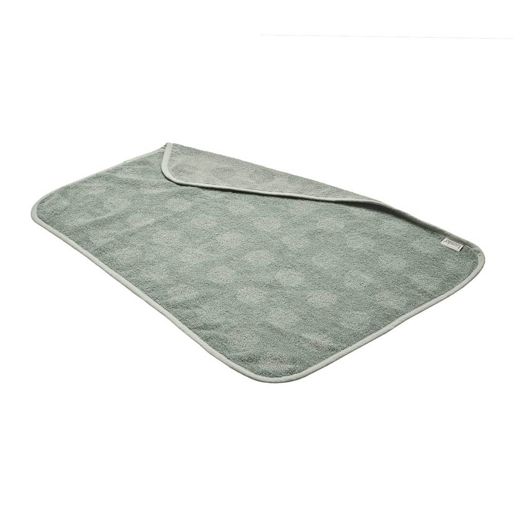 LEANDER Matty Topper Organic Baby Changing Pad - Sage Green | Waterproof & Hypoallergenic | Perfect for Nursery, Daycare & Travel