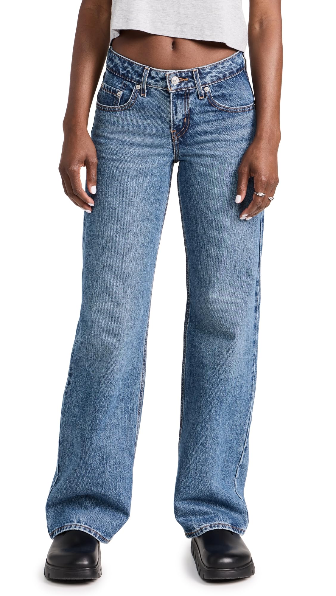 Levi's Women's Low Loose Fit Jeans - Comfortable & Stylish Denim Pants for Casual Wear, Outings & Everyday Fashion
