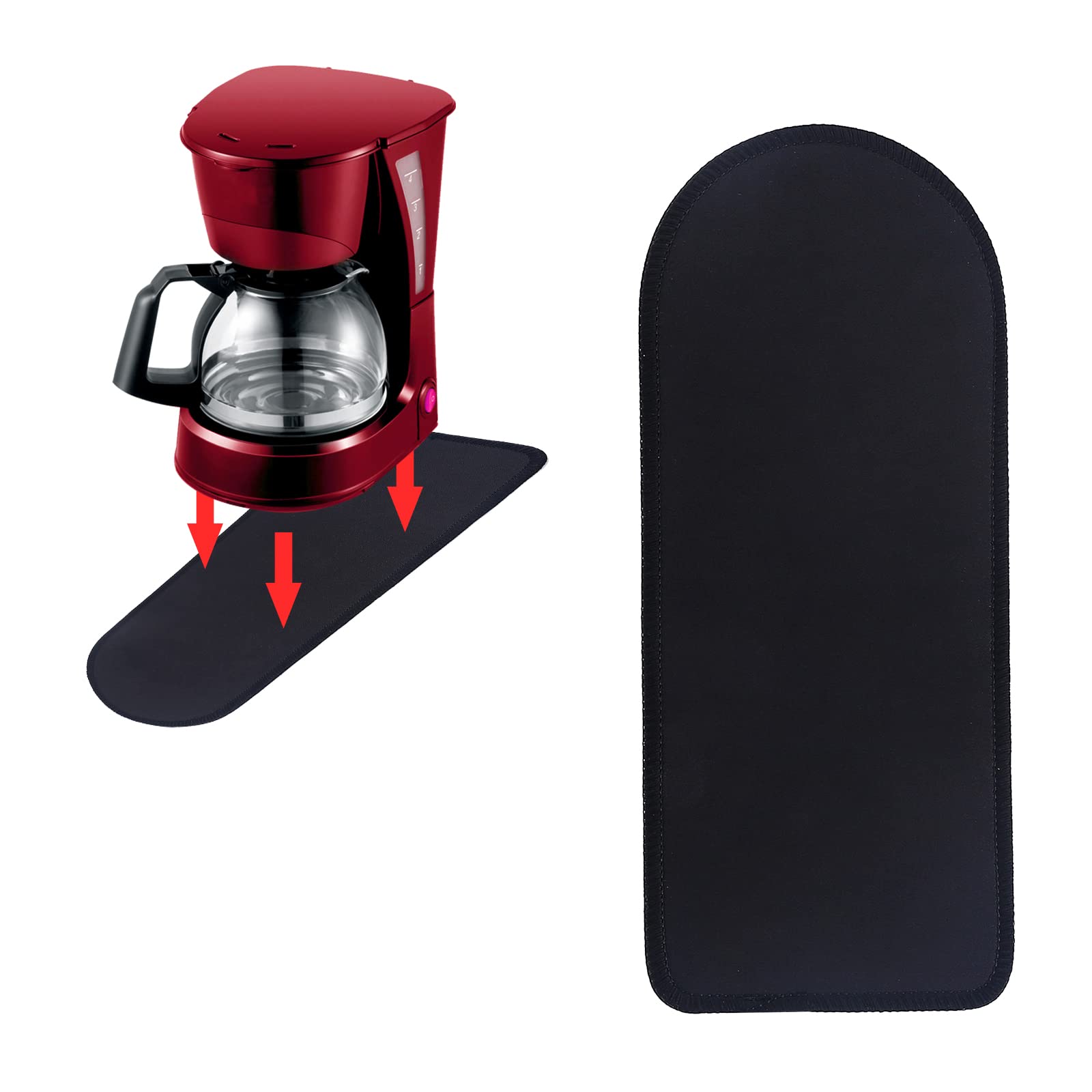 **Non-Slip Coffee Maker Mat for Keurig & Countertops - Kitchen Appliance Slider, Durable Coffee Bar Accessories - Perfect for Home, Office & Coffee Shops**