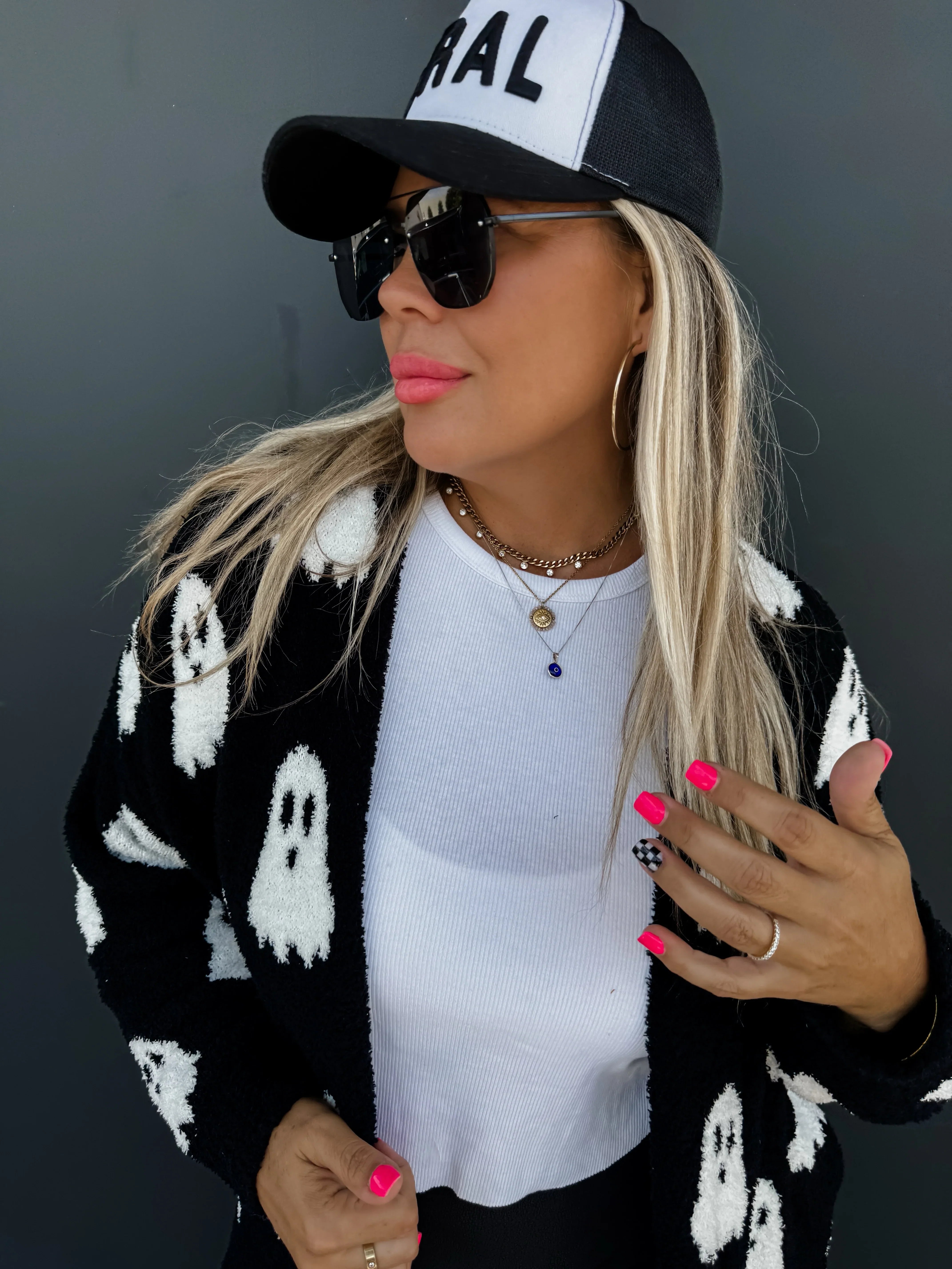 Ghost Reversible Cloud Cardigan - Soft & Stylish Unisex Sweater for Fall & Winter | Cozy Loungewear, Layering Essential, Casual Outfits
