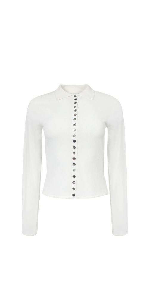 Stylish White Fiction Cardigan for Women - Cozy Knit Sweater for Fall & Winter | Perfect for Casual Outfits, Office Wear & Layering