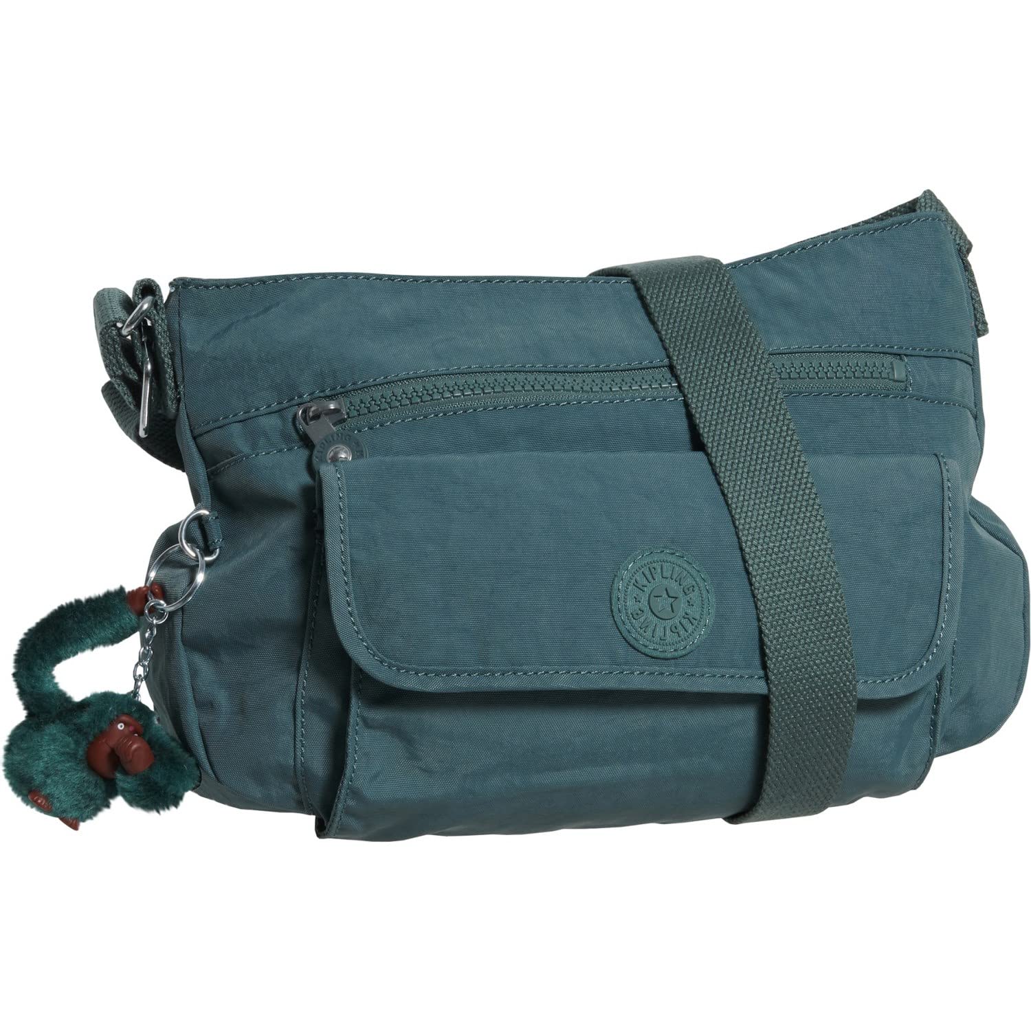 Kipling Syro Crossbody Bag - Lightweight Aloe Green Shoulder Purse for Women | Perfect for Travel, Work & Everyday Use