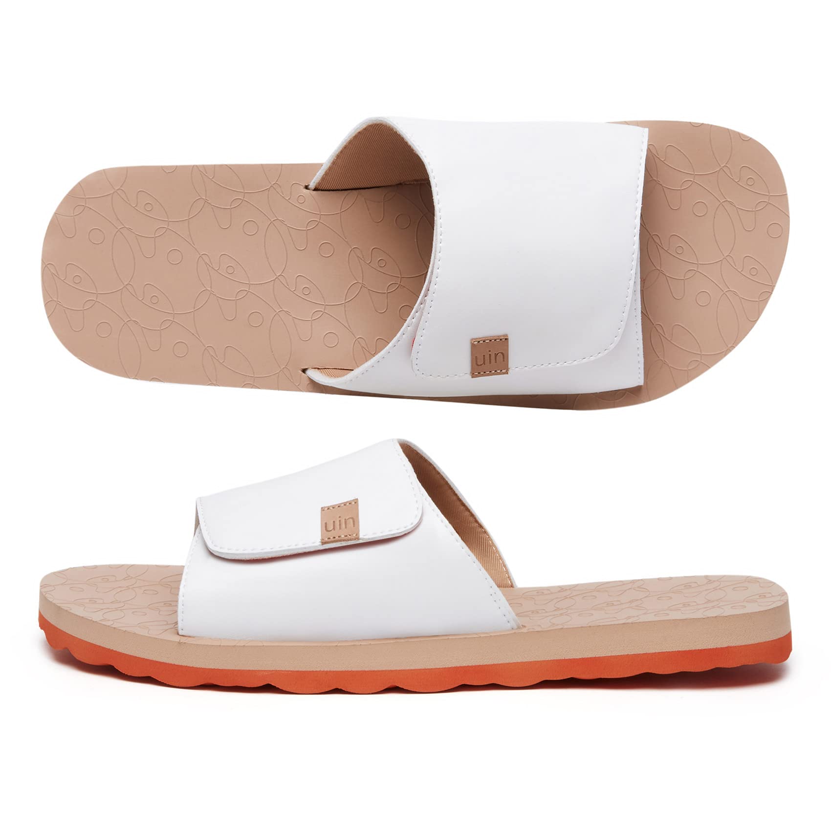 UIN Women's Flip Flops - Comfortable Non-Slip Thong Sandals for Beach, Summer & Travel | Hand-Painted Art Design | Casual Slippers for Walking, Vacation & Outdoor Activities