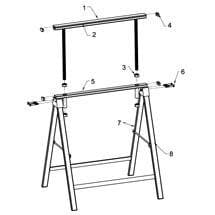 Aardwolf Fabrication Stand - Heavy Duty Adjustable Workbench for Metalworking & Woodworking | Perfect for DIY Projects, Welding, and Workshop Use