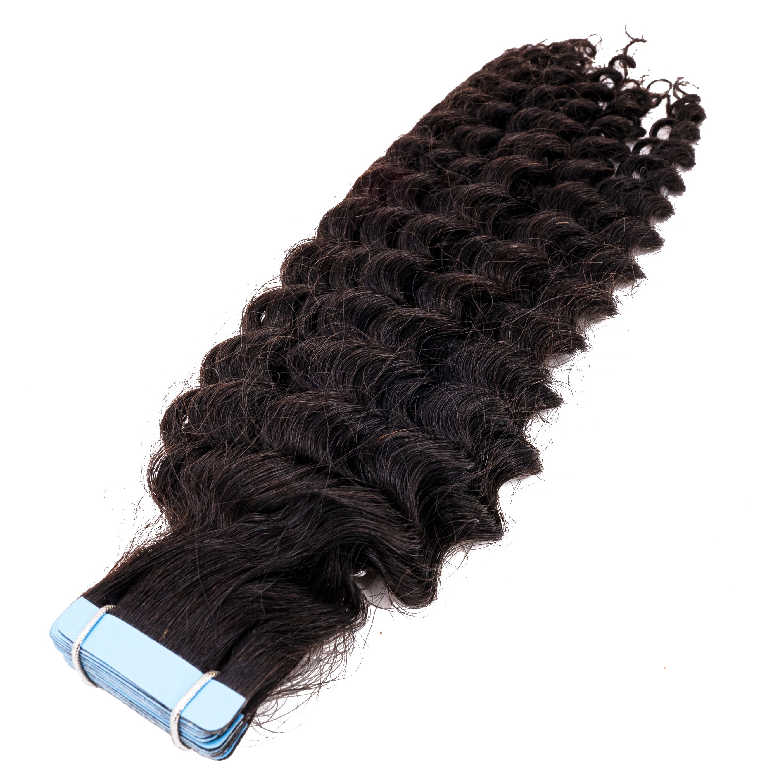 Kinky Curly 100% Human Hair Tape In Extensions | Natural Black Hair Extensions for Women | Perfect for Daily Wear, Parties & Special Occasions