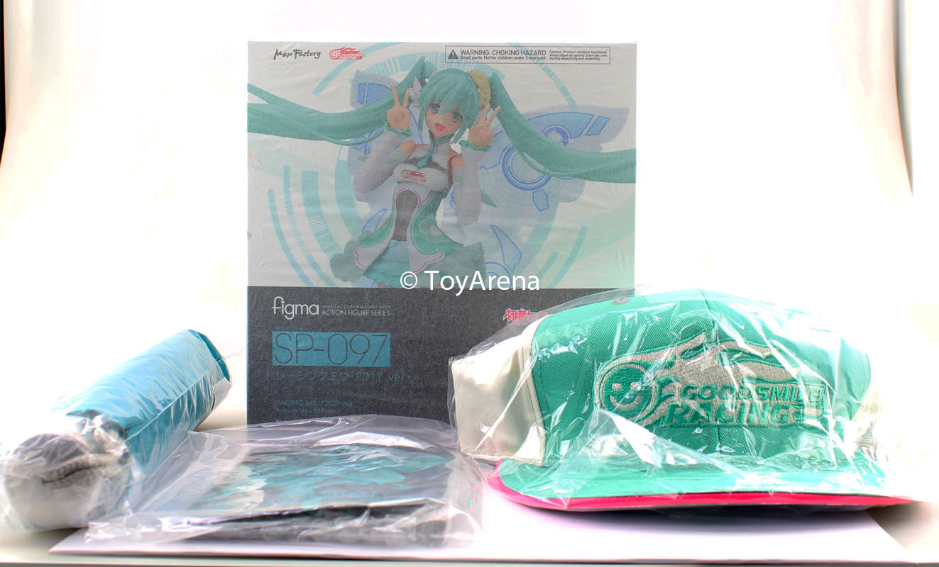 Figma #SP 097 Racing Miku 2017 Version Anime Figure - Good Smile Racing Limited Edition Collectible for Anime Fans & Model Enthusiasts - Perfect for Display, Cosplay Inspiration & Anime Collections