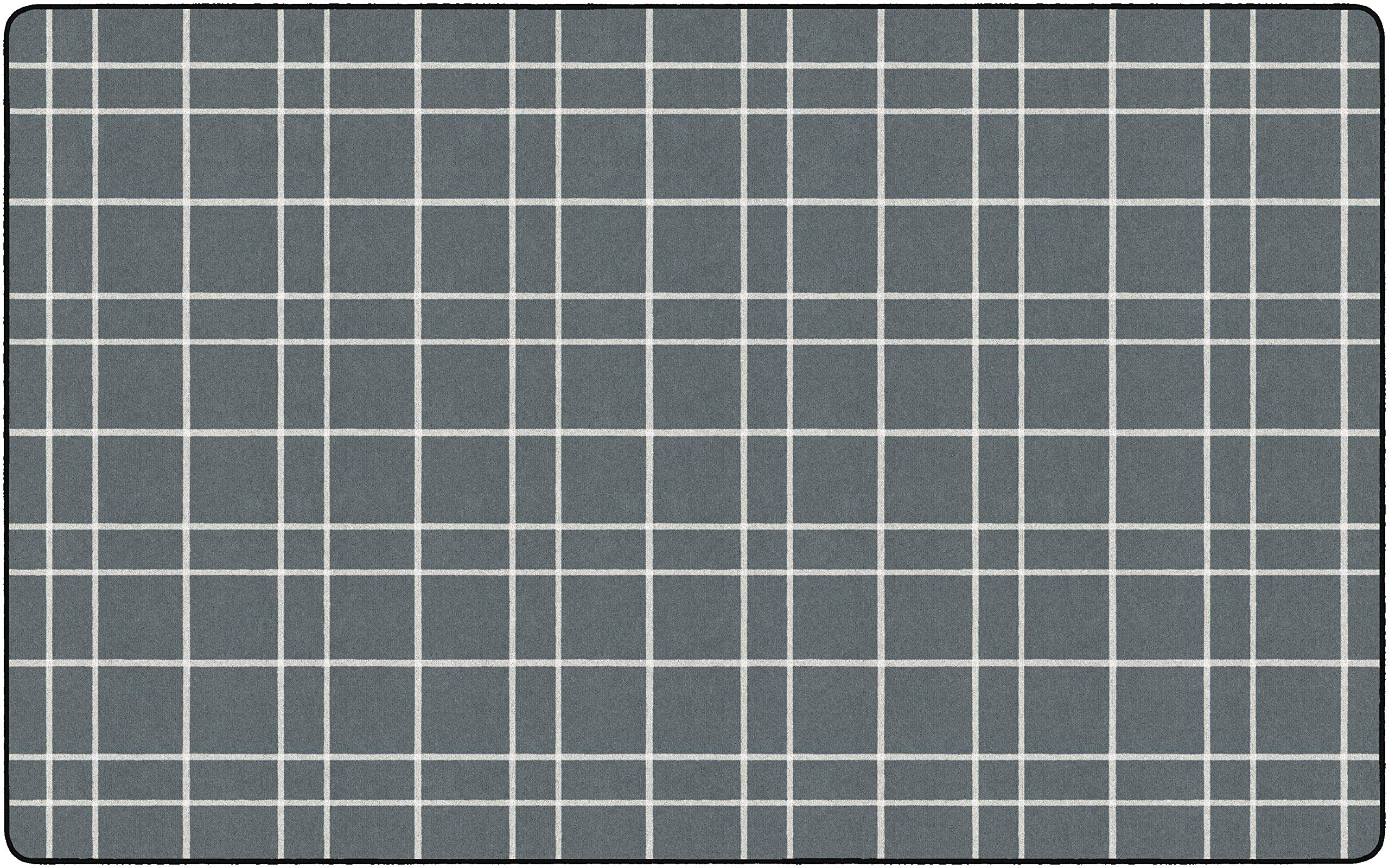 Premium Checkered Area Rug for Kids Classroom, Playroom, Living Room, Bedroom & Kitchen - Non-Slip 7'6