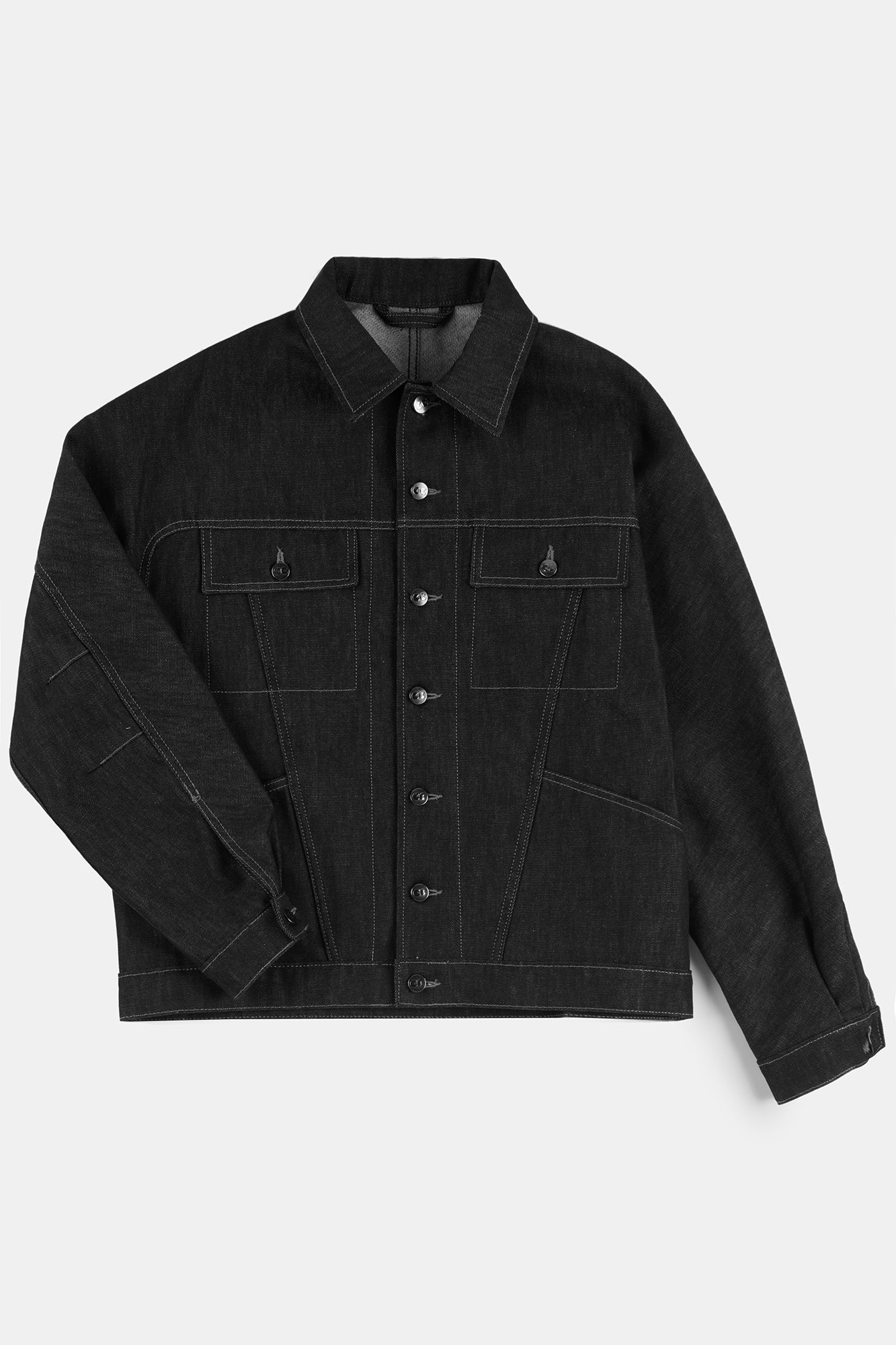 Men's Joe Denim Jacket - Black | Stylish Casual & Outdoor Wear for Everyday Comfort
