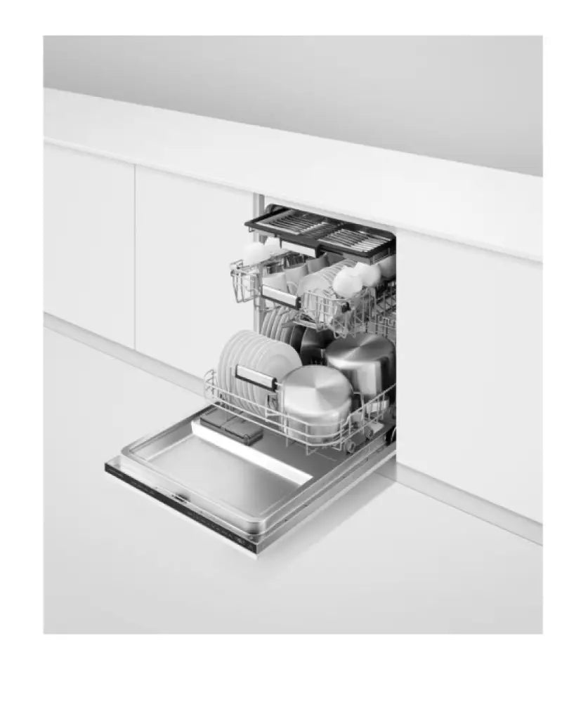 Fisher & Paykel DW60U2I1 81202 60cm Built-In Dishwasher - Energy Efficient, Ultra Quiet for Modern Kitchens | Perfect for Small Families & Compact Spaces