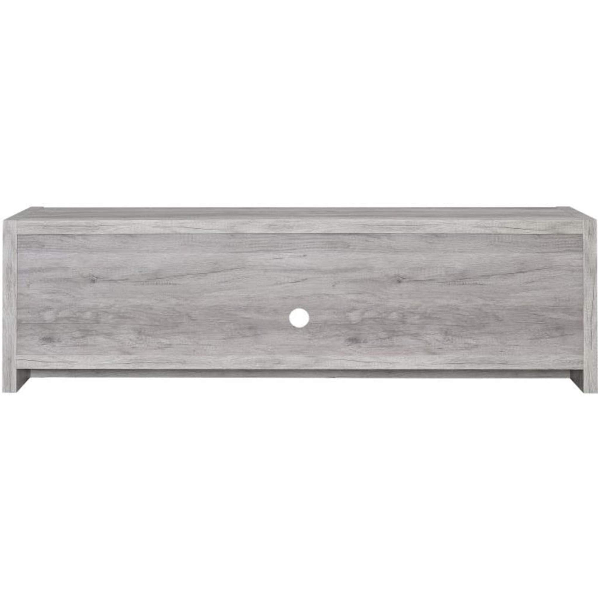 Benjara Marvelous Driftwood TV Console - Gray Wooden Entertainment Center for Living Room, Bedroom & Home Theater | Rustic Modern Furniture with Storage Shelves