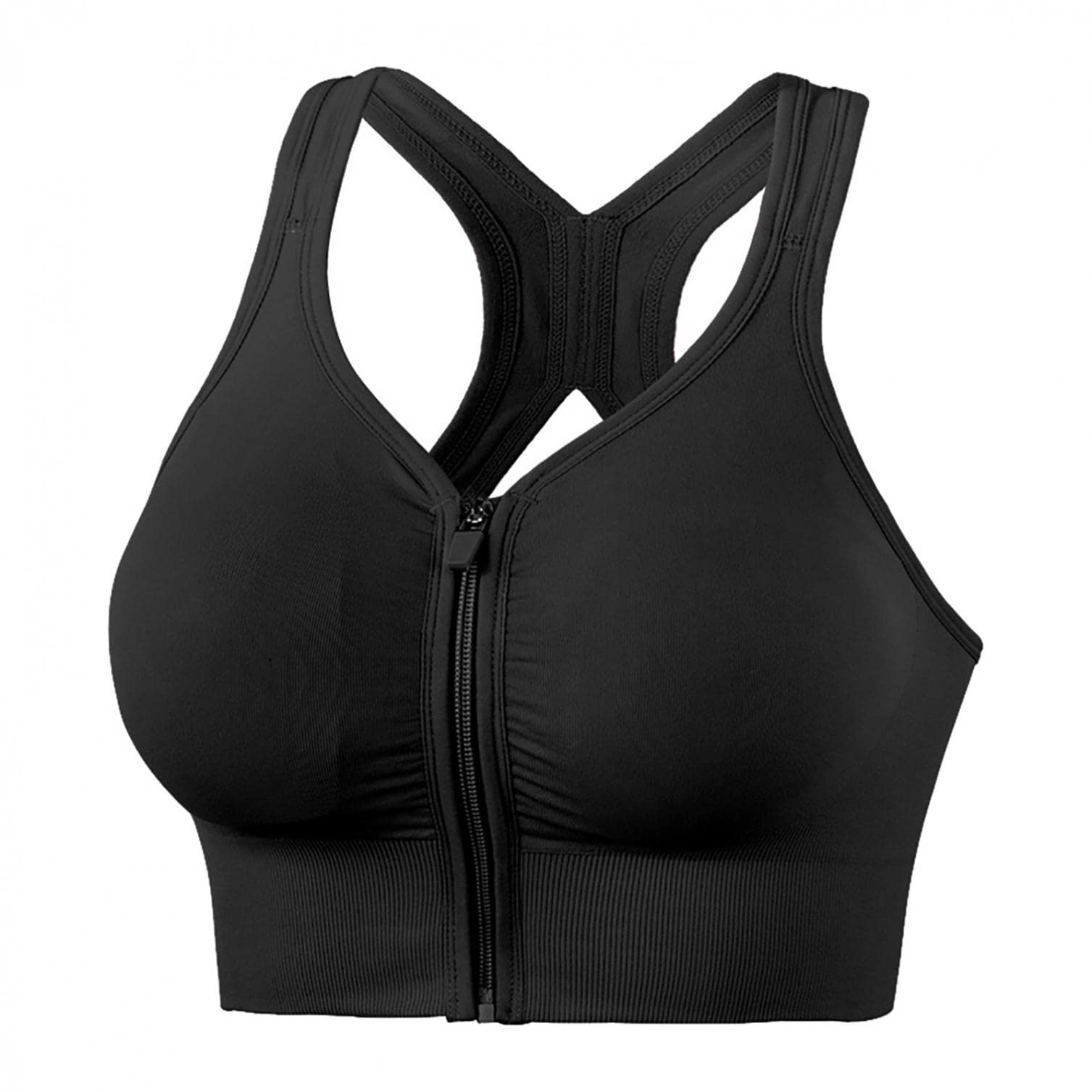 Seamless Yoga Sports Bra for Women - Comfortable Zipper Underwear Vest for Workout & Activewear - Perfect for Gym, Running, and Yoga Sessions