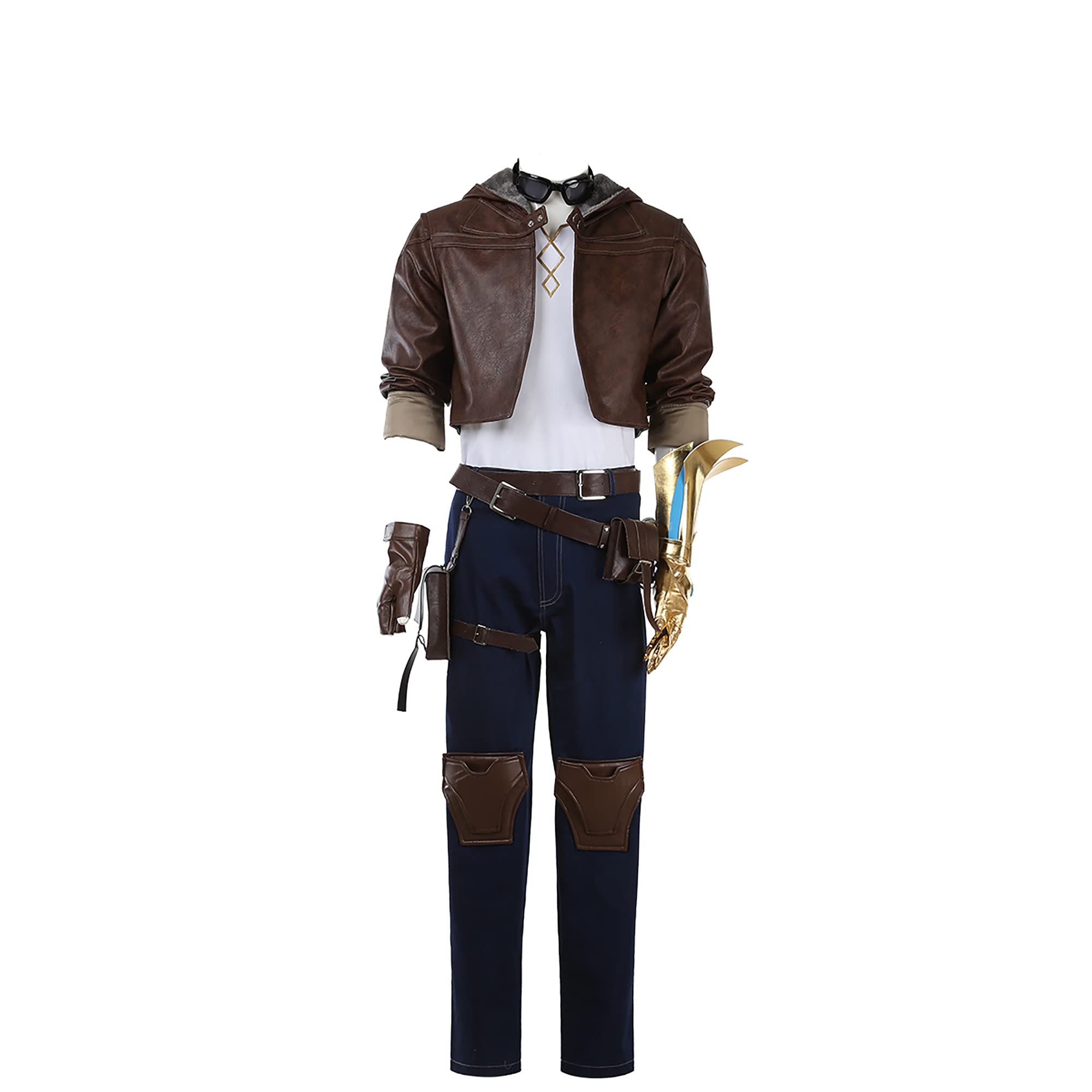Ezreal Cosplay Costume for Men - Anime Prodigal Explorer Halloween Outfit | Perfect for Cosplay Events, Halloween Parties & Comic Conventions