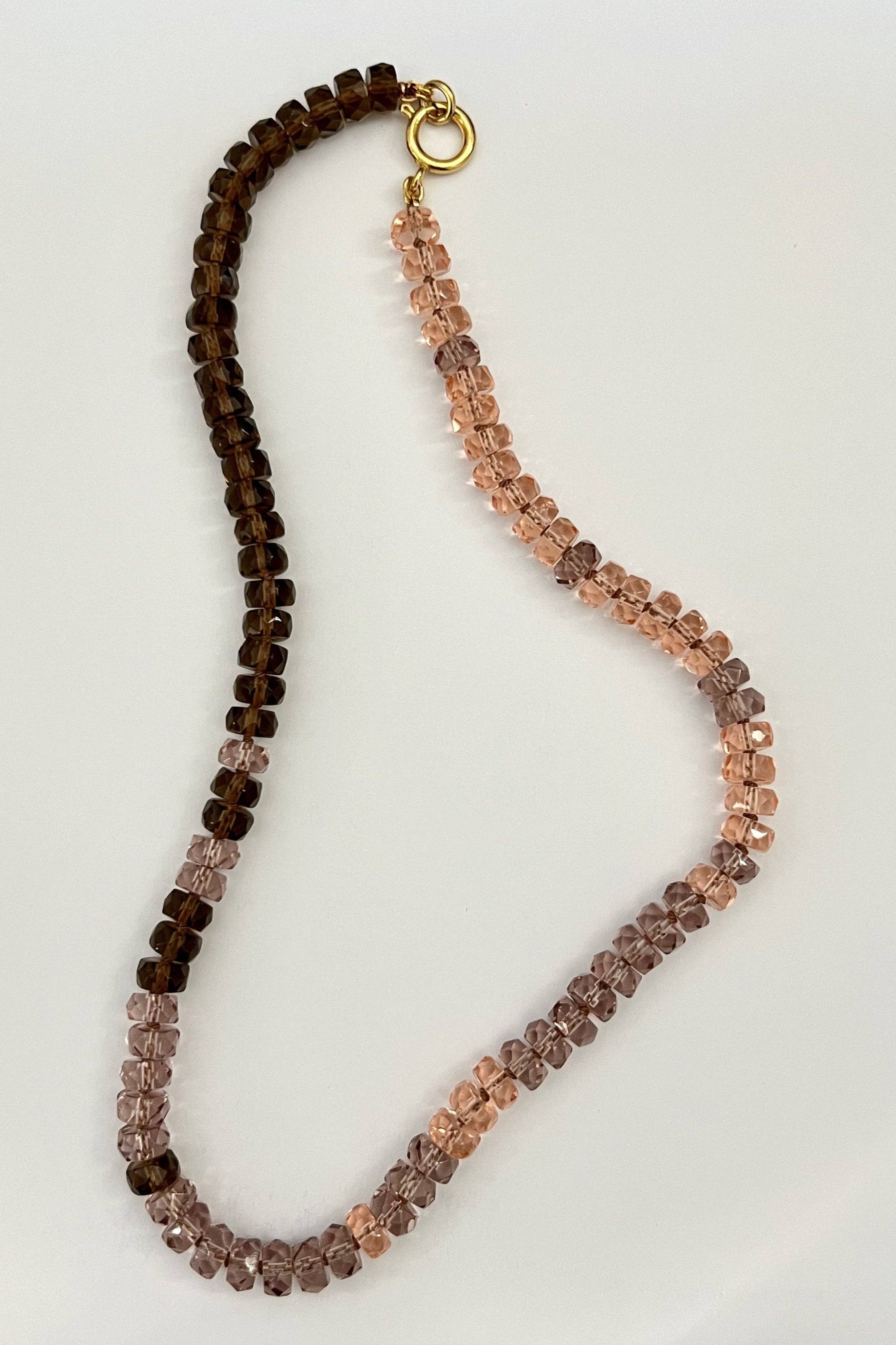 Erica Necklace - Elegant Dusty Rose Pendant for Women | Perfect for Weddings, Date Nights & Special Occasions