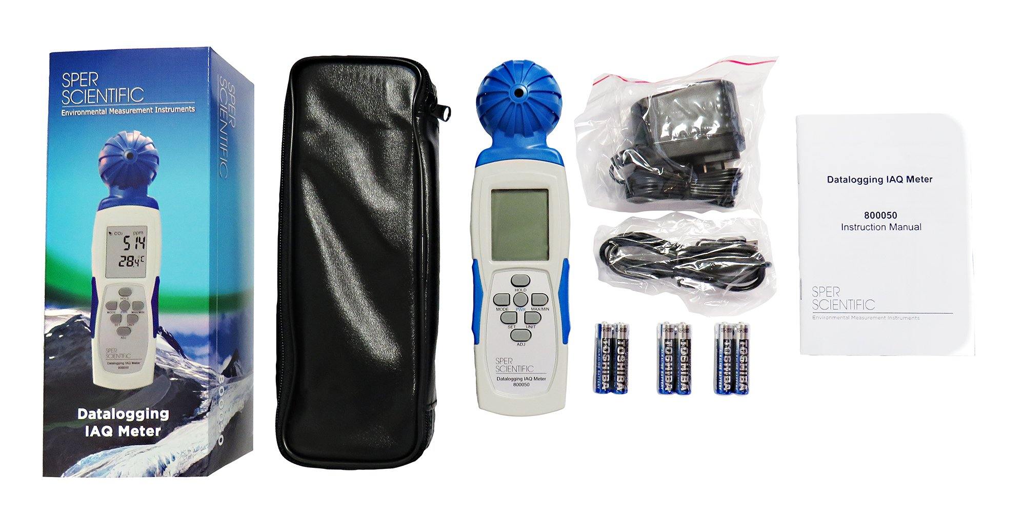 Accurate Digital Indoor Air Quality Monitor - CO2, Temperature, Humidity Sensor for Home, Office & School - Improve Health & Productivity