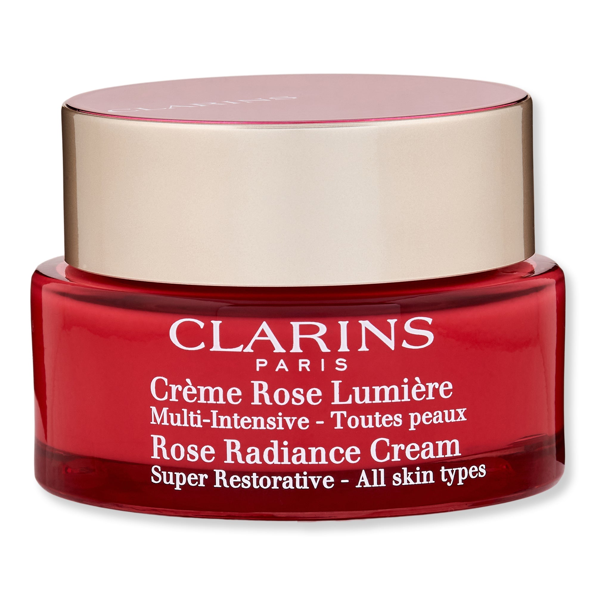 Clarins Super Restorative Rose Radiance Cream - Anti-Aging Face Moisturizer for Women | Brightening & Hydrating Night Cream | Perfect for Dry Skin & Evening Skincare Routine