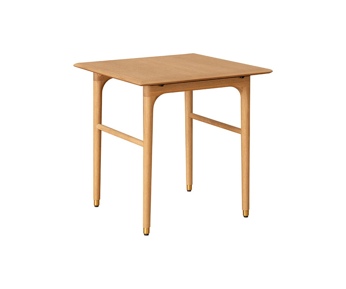 Hendrick White Oak End Table - Modern Side Table for Living Room, Bedroom & Office - Stylish & Durable Wood Nightstand