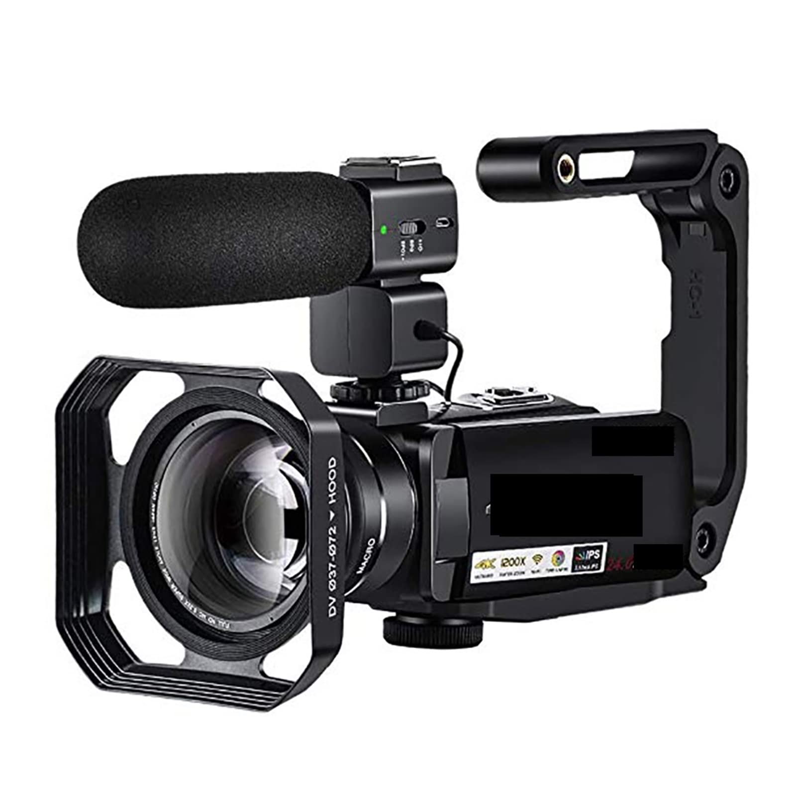BODORME 4K Vlog Camera with 10X Optical Zoom - Full HD Video Recorder & Camcorder for YouTube, Travel, and Professional Blog Filming (Standard)