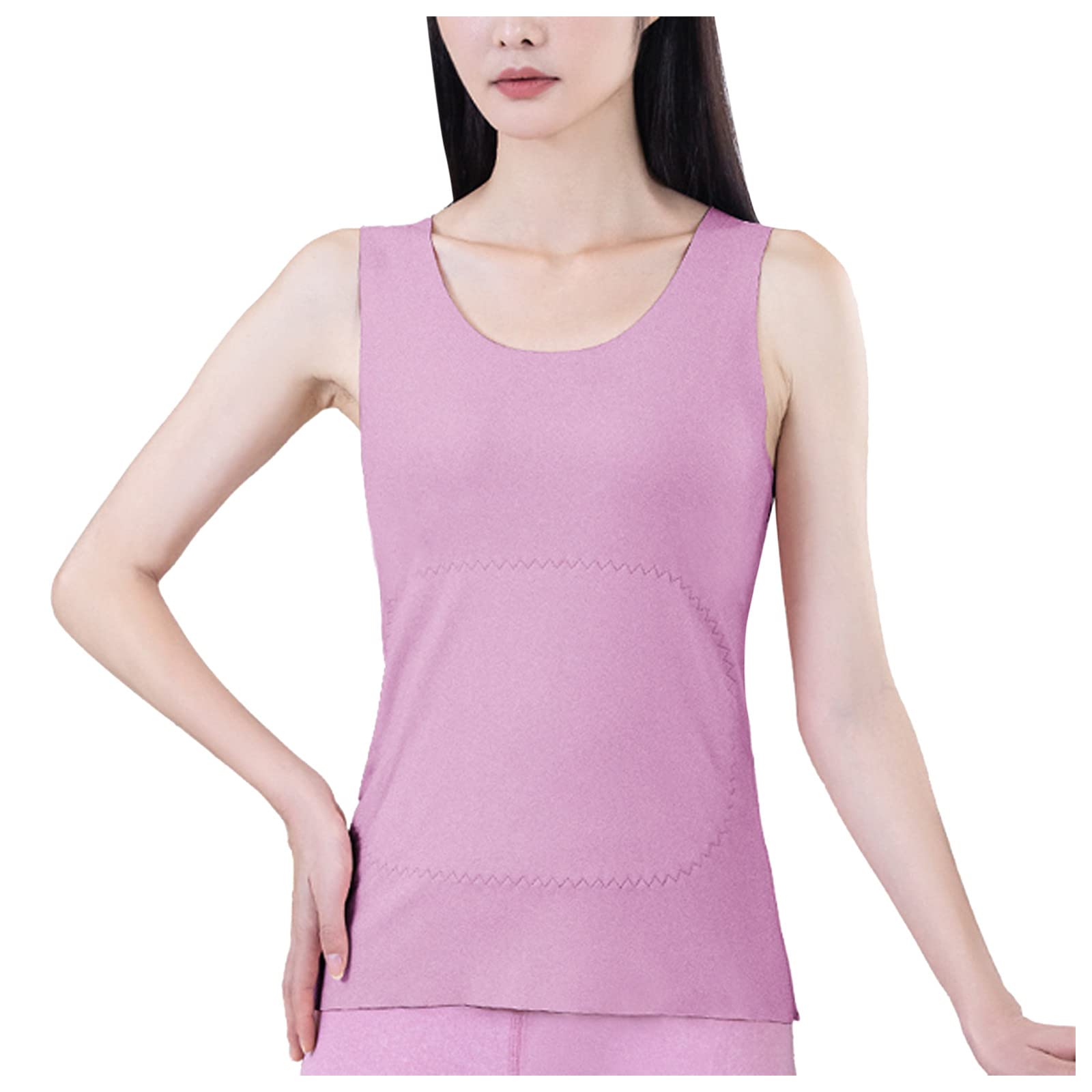 Sexy Push Up Nighties for Women - Thermal Fleece Lined Tank Tops & Underwear | Cozy Sleepwear for Winter Nights & Lounge Wear at Home