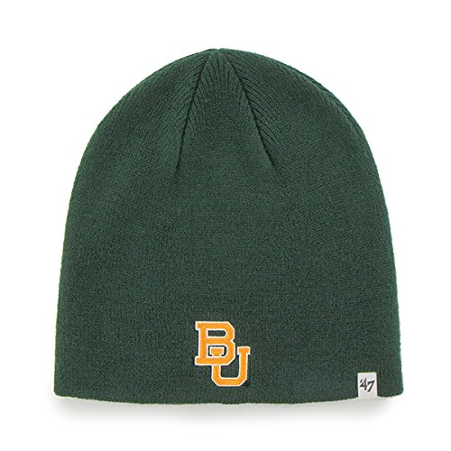 47 Brand Cuffless College Beanie Hat - NCAA Knit Skull Toque Cap for Men & Women - Warm Winter Hat for Football Games, Campus Style & Outdoor Activities