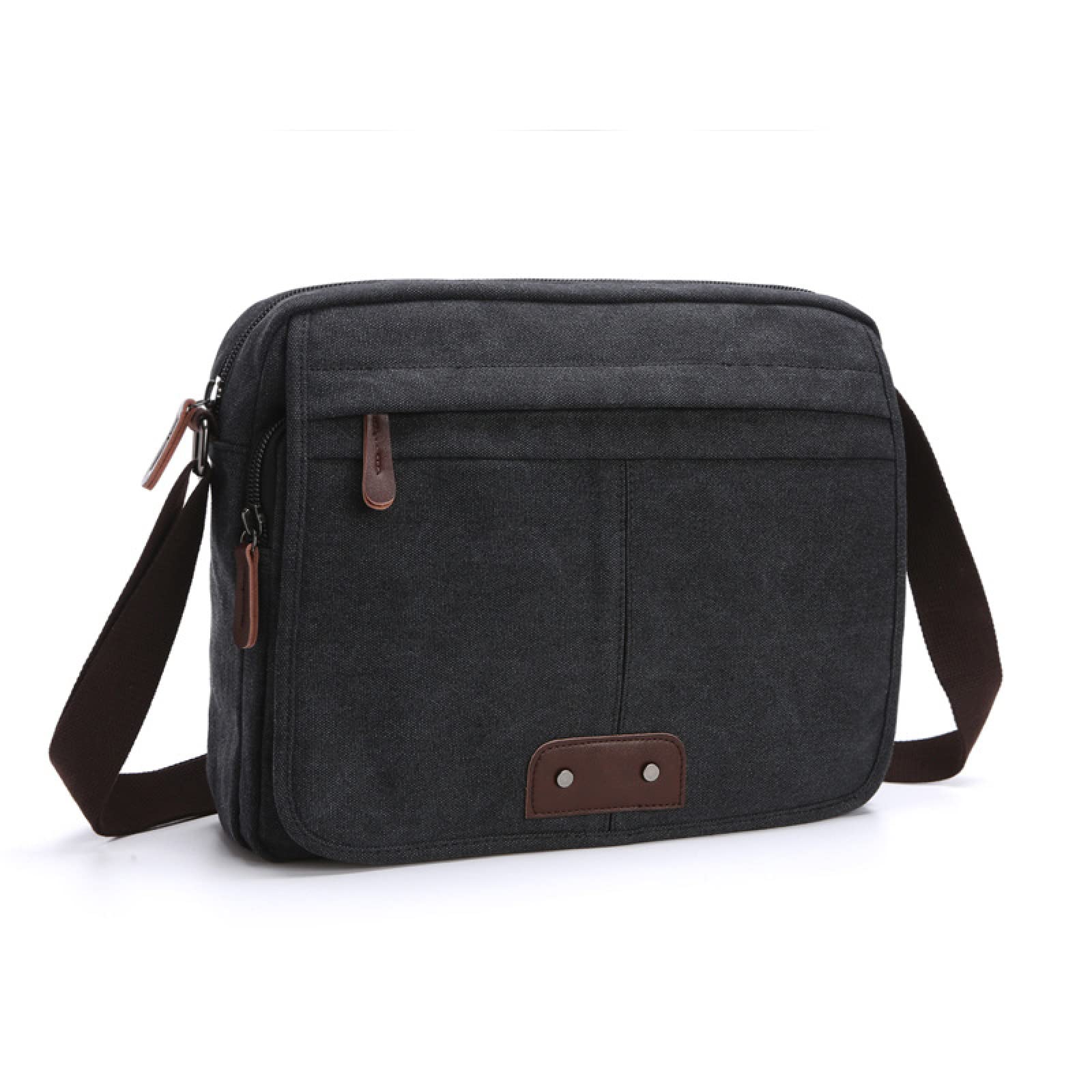 QIANJINGCQ Unisex One Shoulder Crossbody Bag - Casual Canvas Chest Bag for Men & Women - Perfect for Travel, Hiking, and Everyday Use