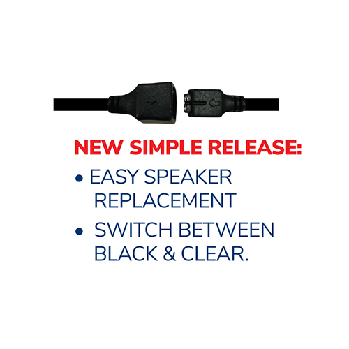 Hawk M1 Tubeless Lapel Microphone - Compatible with Harris M/A Com Jaguar/XG75 Radios - Clear Audio for Professional Communications, Public Safety, and Event Broadcasting