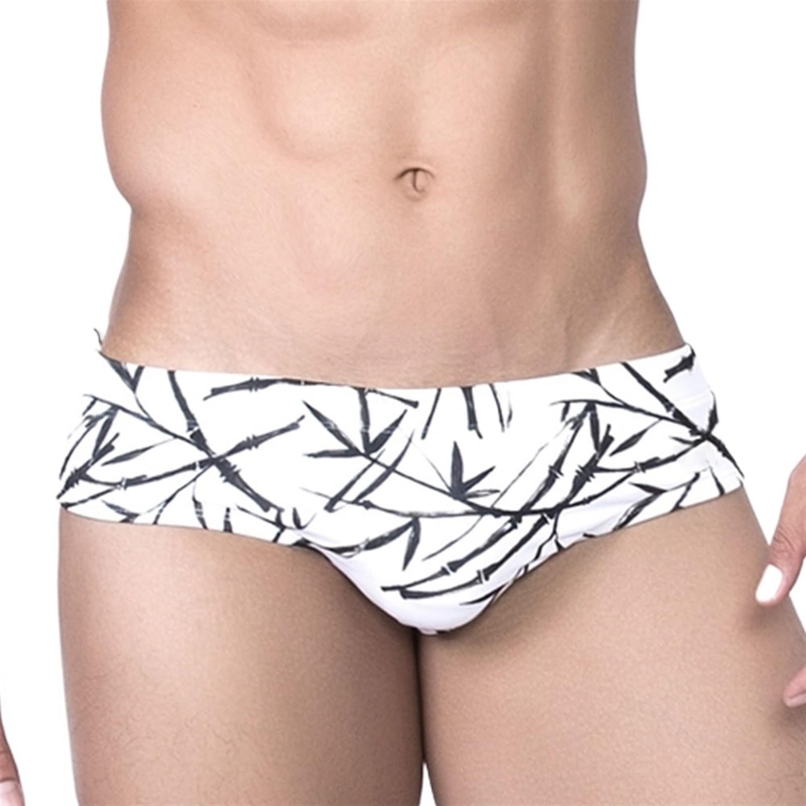 Men's Low-Rise Bikini Swim Briefs - Quick-Dry Beach Swimwear for Surfing, Swimming & Sunbathing