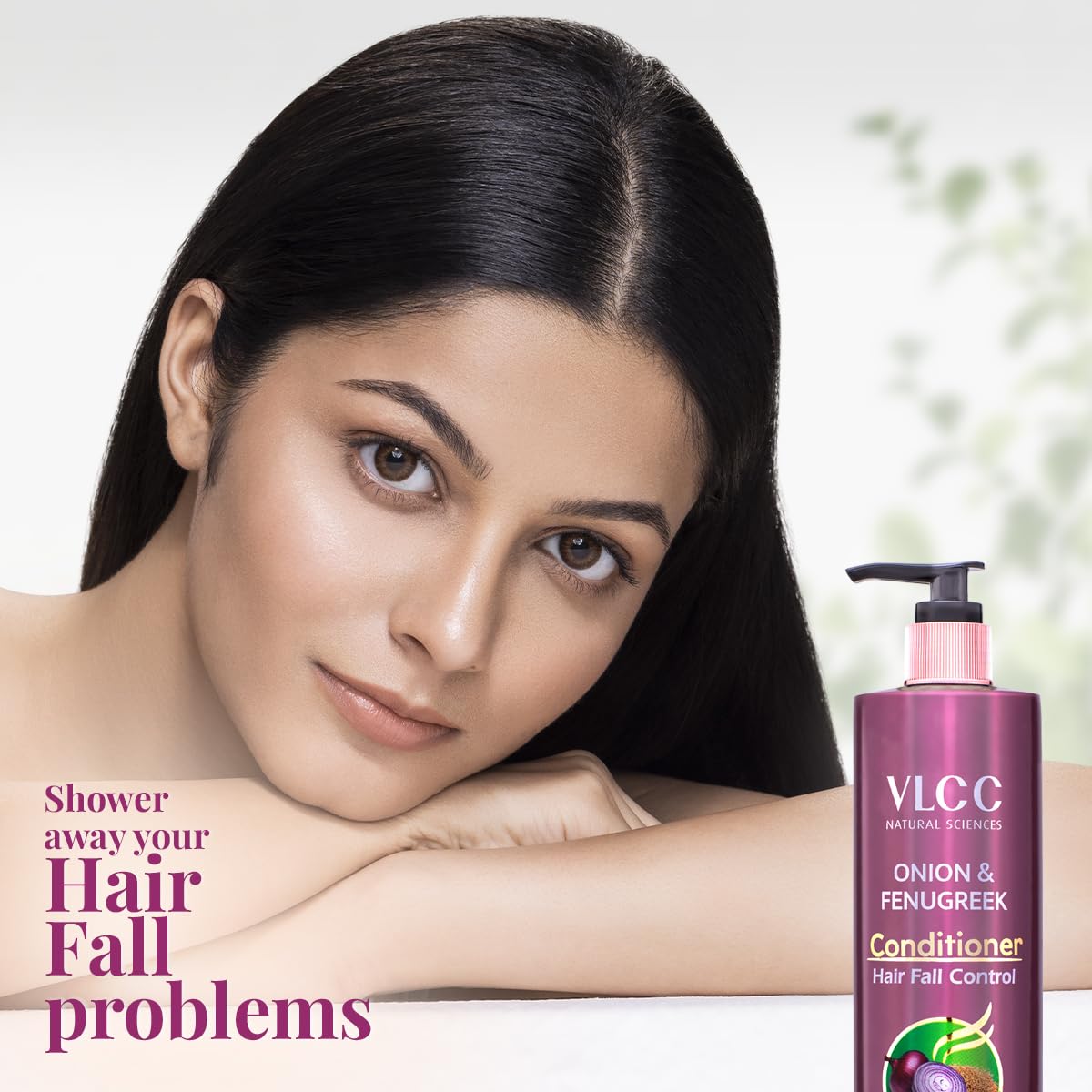 VLCC Onion & Fenugreek Hair Conditioner 200ml - Sulfate & Paraben Free with Natural Ingredients for Soft, Smooth & Breakage Control - Perfect for Dry, Damaged Hair Care & Daily Nourishment