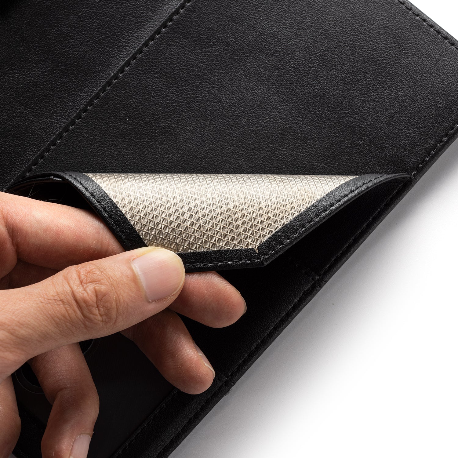 VPW100 RFID Blocking Bifold Passport Wallet - Secure Travel Organizer for Passport, Credit Cards, Cash & Bills | Perfect for International Trips & Business Travel