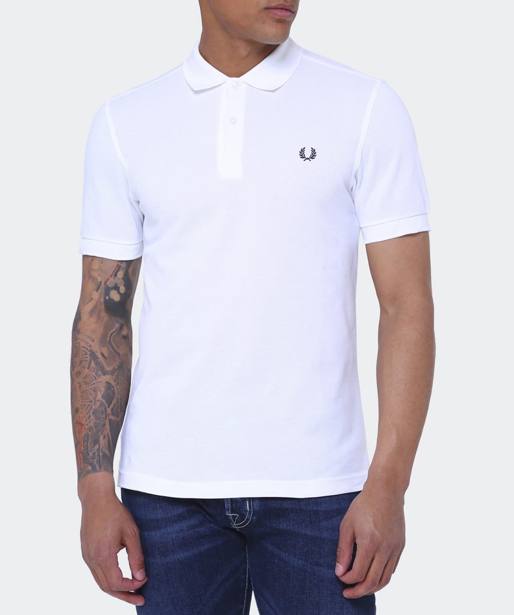 Fred Perry Men's Classic Polo Shirt - Slim Fit Short Sleeve Cotton Shirt with Iconic Laurel Wreath Logo | Perfect for Casual Wear, Office Outfits & Summer Fashion