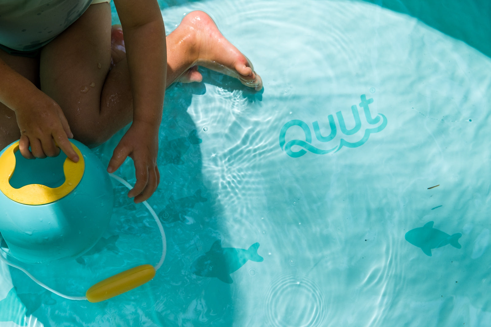 Mini Ballo No Spill Bucket - Leak-Proof Water Play Toy for Kids (Banana Blue) | Perfect for Beach, Pool & Outdoor Activities