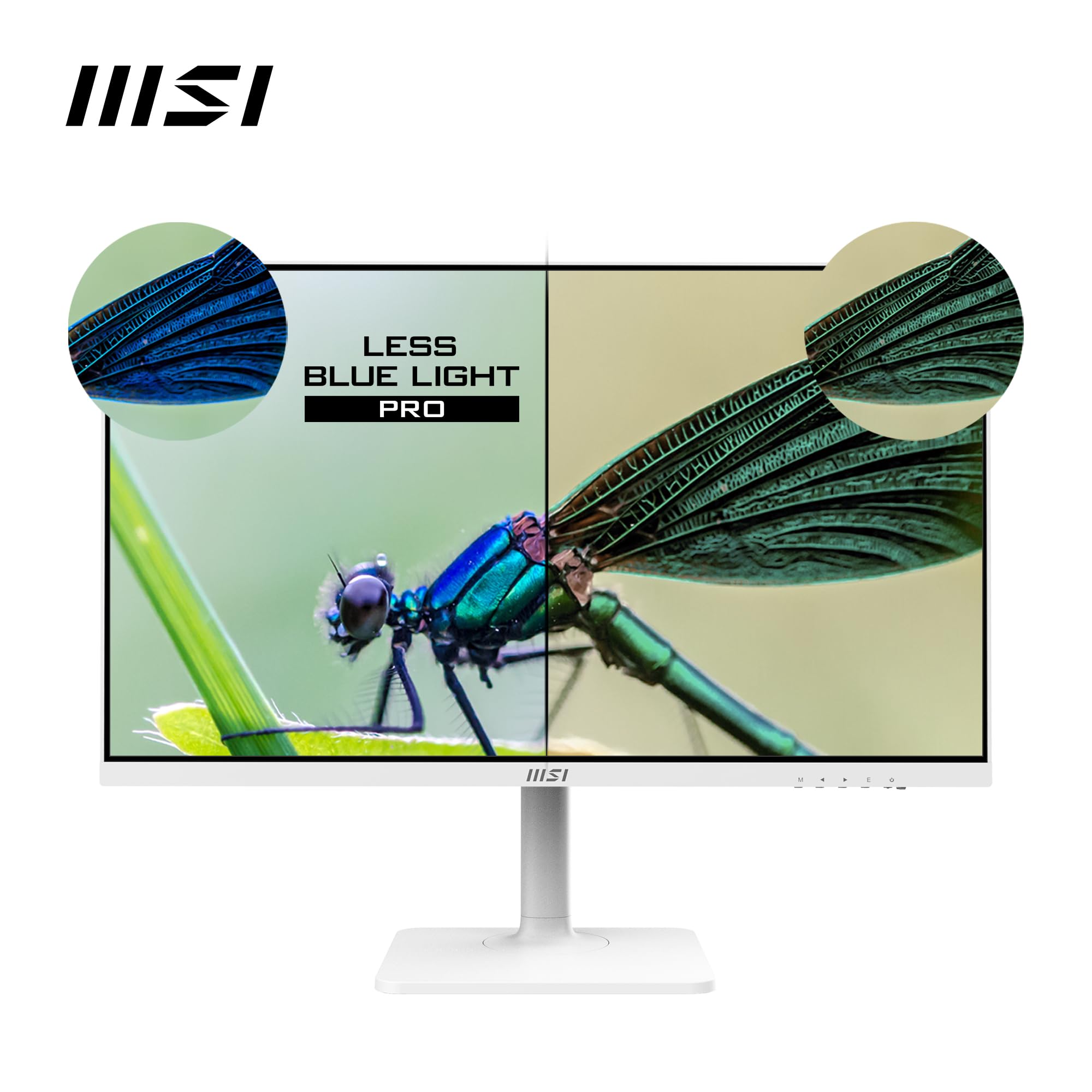 MSI Modern MD272XPW 27-inch FHD IPS Monitor (1920x1080), 100Hz Refresh Rate, Eye-Friendly Display, HDR Ready, Built-in Speakers, 4-Way Adjustable Stand, KVM Switch - DP 1.2a, HDMI 1.4b, USB Type-C - Perfect for Home Office, Gaming, and Multimedia Entertainment