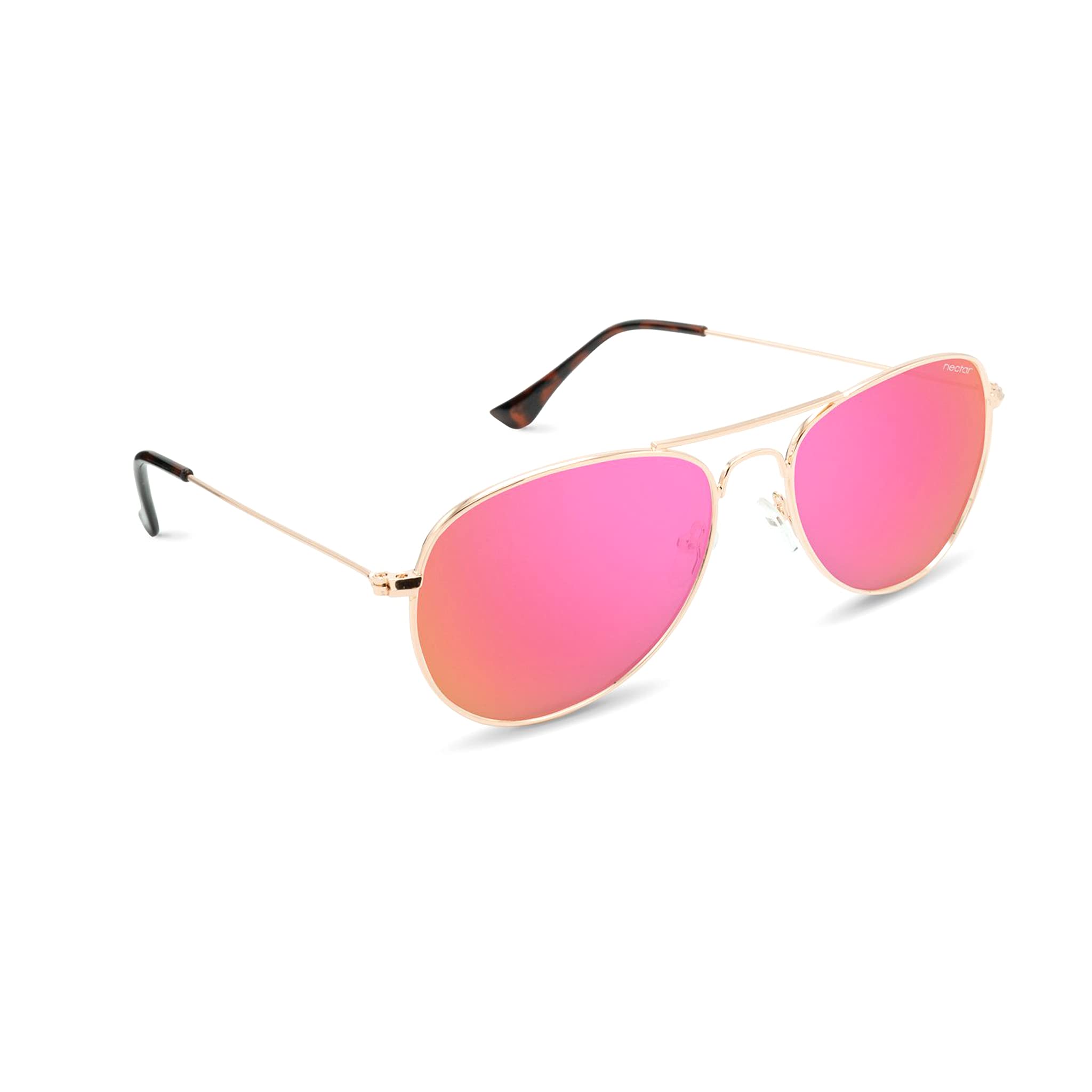 NECTAR Classic Polarized Sunglasses for Men & Women - 100% UV Protection Metal Frame Aviator Style - Perfect for Driving, Beach & Outdoor Activities