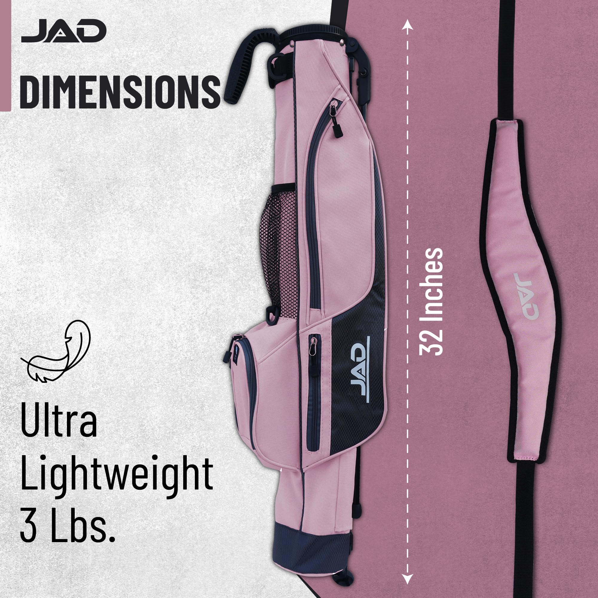 Premium Sunday Golf Stand Bag - Lightweight & Easy Carry for Men & Women | Perfect for Pitch & Putt