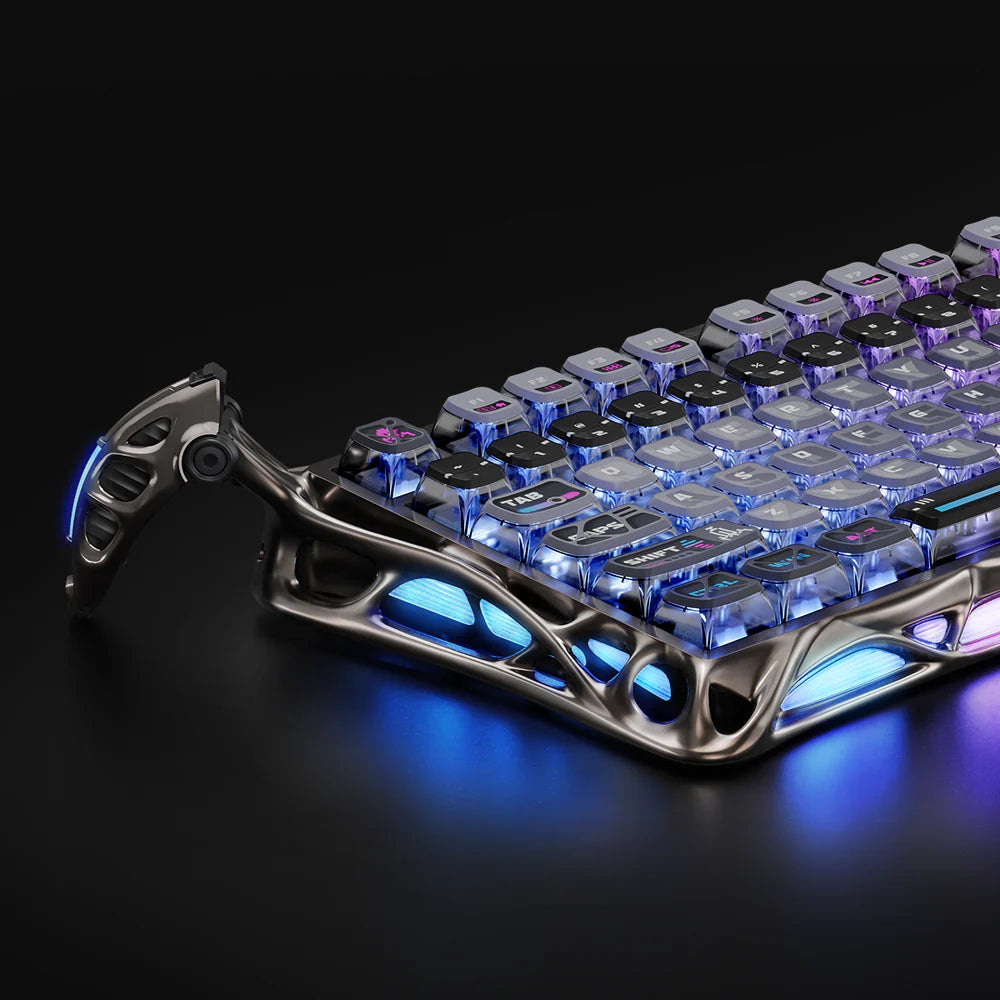 Mercury K1 Pro Special Edition Cyberpunk Gaming Keyboard - Mechanical RGB Backlit for PC, Mac, PS5 - Perfect for Esports, FPS & MMO Gaming