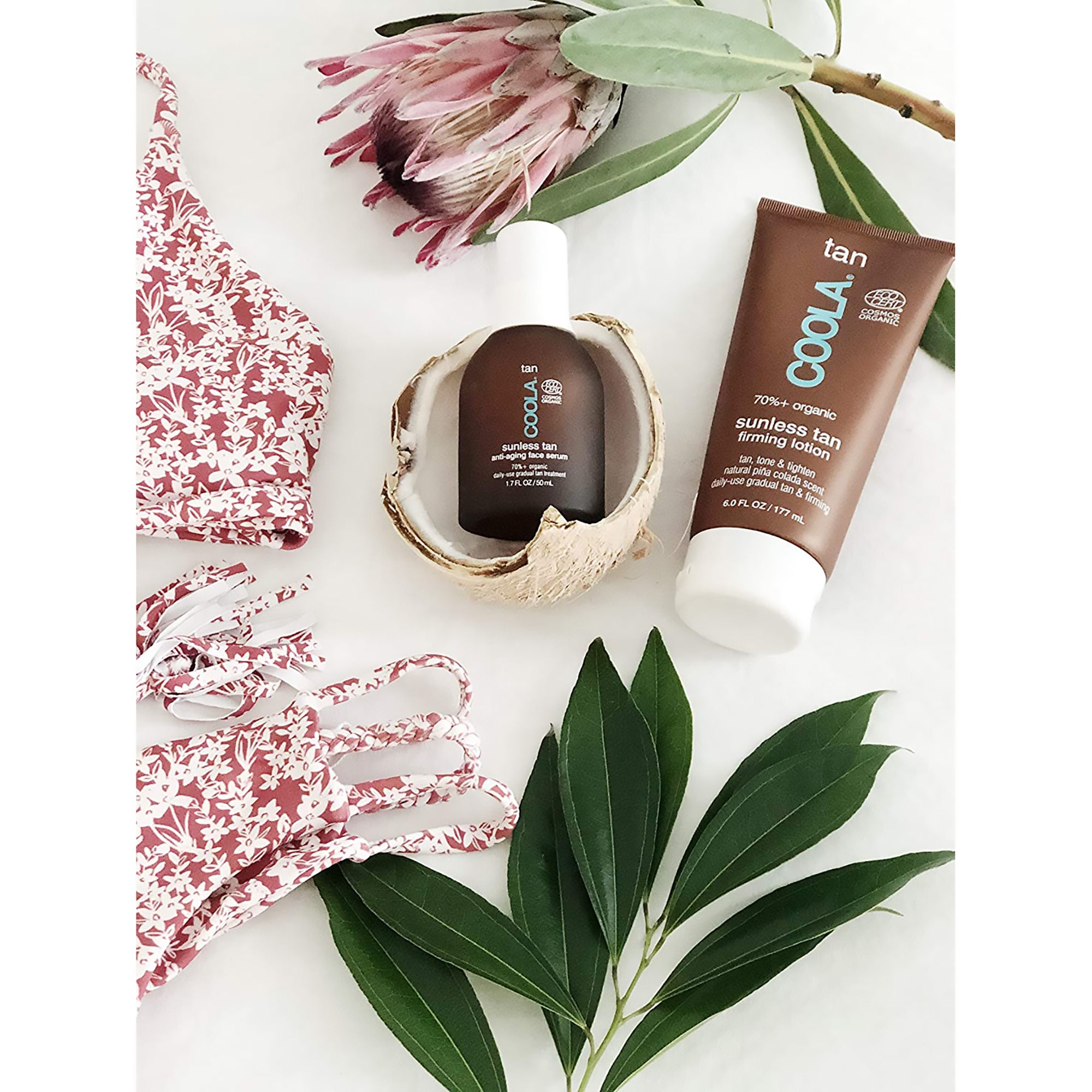 COOLA Sunless Tan Anti-Aging Face Serum with Organic Ingredients - Hydrating Self-Tanner for Glowing Skin | Perfect for Daily Use & Pre-Vacation Prep