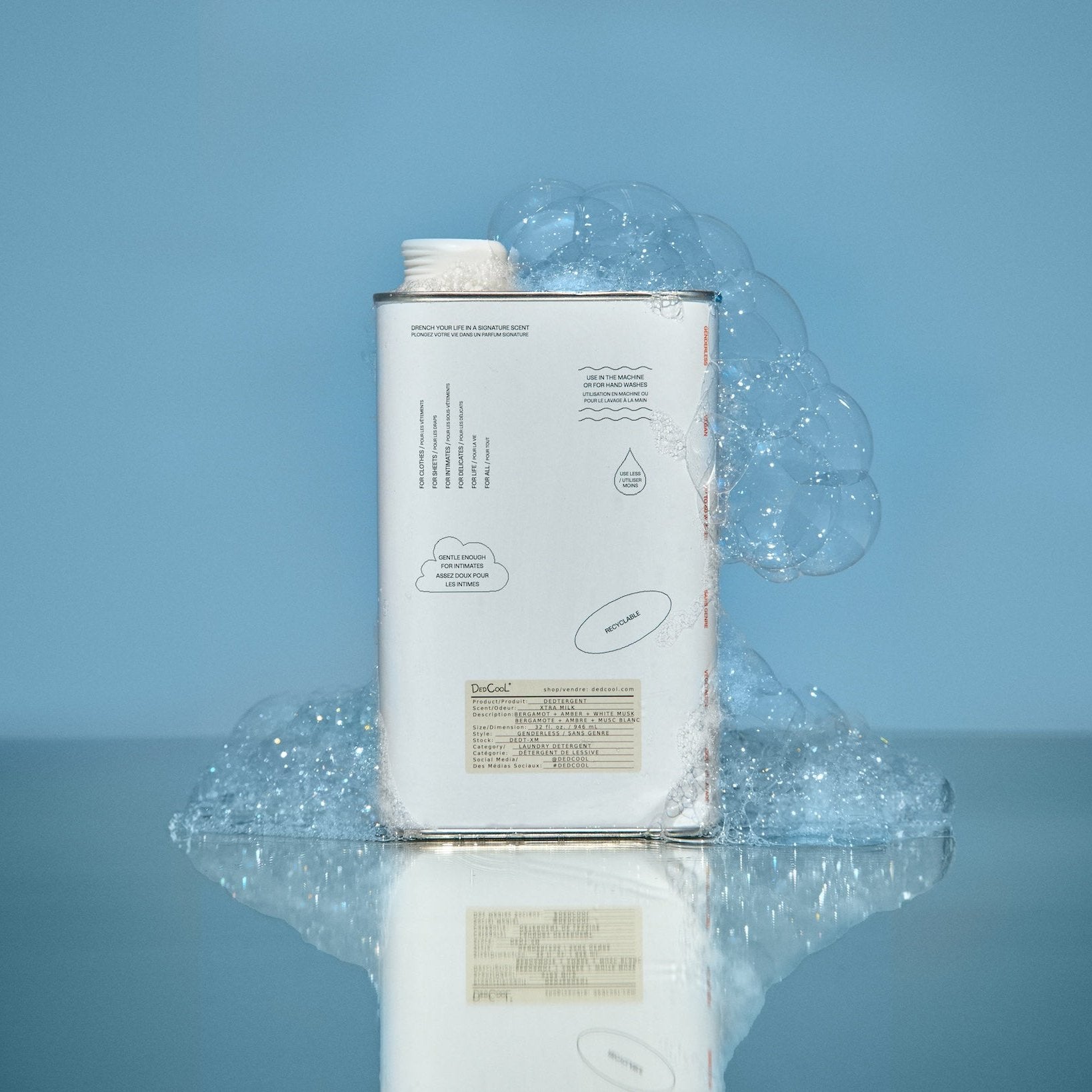 Eco-Friendly Dedcool Dedtergent Laundry Detergent - Plant-Based, Hypoallergenic & Vegan for Sensitive Skin - Perfect for Organic & Sustainable Laundry Care at Home