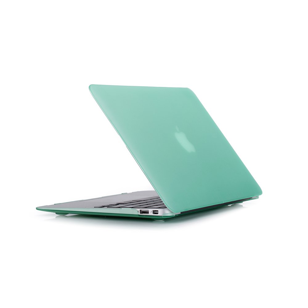 RUBAN MacBook Air 11 Inch Case Compatible with Model A1370 A1465 - Soft Touch Plastic Hard Shell Protective Cover for Mac Air 11.6 (Green) | Perfect for Work, Travel & School Protection