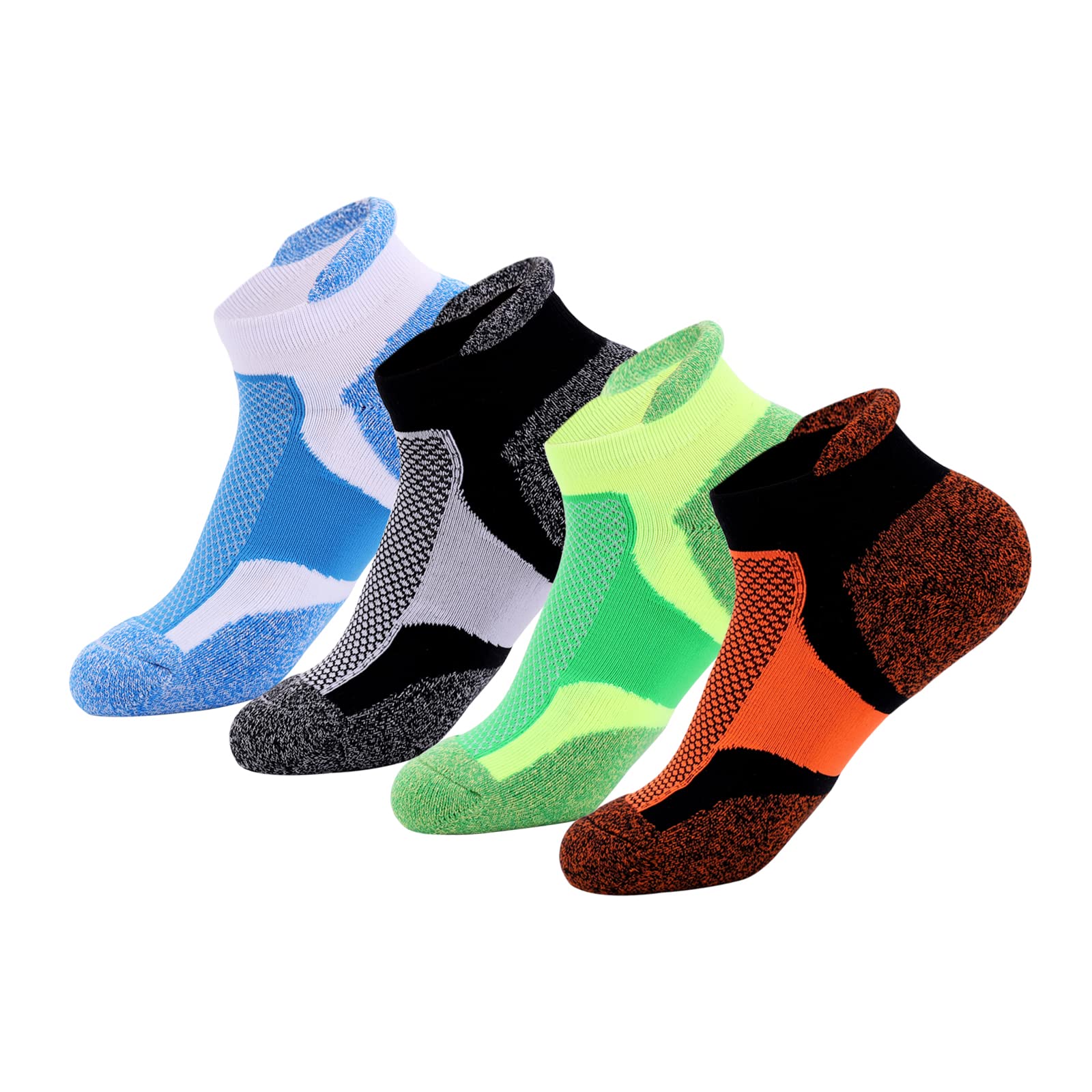Copper Infused Ankle Socks for Women & Men - Cushioned Athletic Low Cut Socks with Moisture Wicking & Odor Control - Super Comfy Breathable Workout Socks for Running, Gym, Yoga & Daily Wear