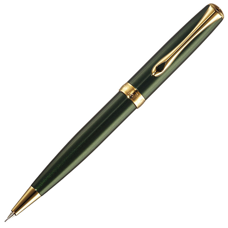 Diplomat Excellence A2 Fountain Pen - Premium Green with Gold Trim for Writing, Signing & Gifting