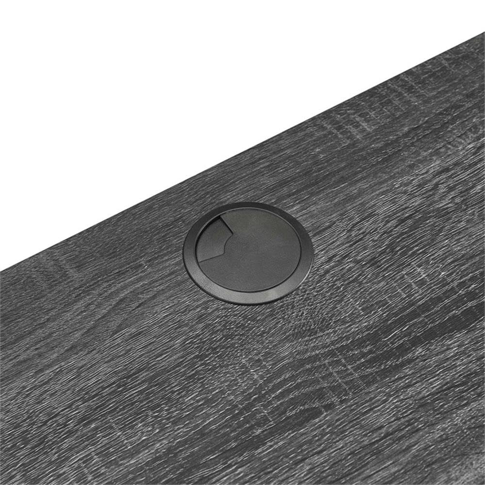 Modway Render Mid-Century Modern Wall Mount Floating Desk - Charcoal Finish | Space-Saving Home Office & Small Apartment Workstation