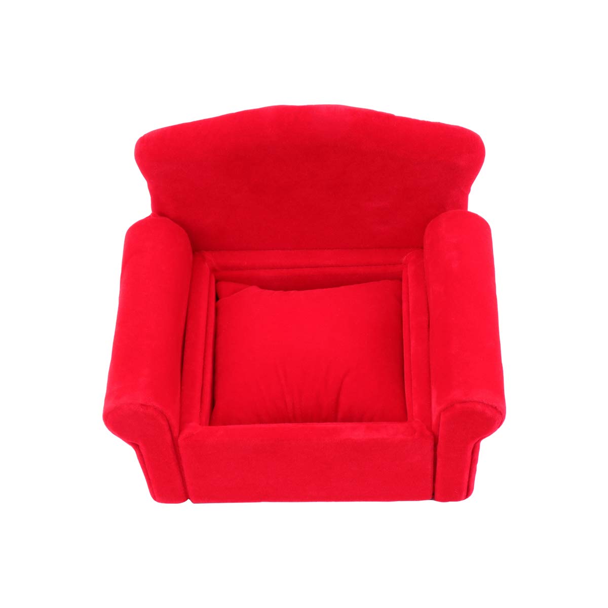 1PC Creative Sofa Shaped Watch Box - Elegant Jewelry Display Organizer for Bracelets, Watches & Hand Chains | Mini Decorative Sofa Jewelry Case | Perfect for Bedroom Vanity, Gift Wrapping & Jewelry Store Display (Red)